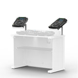 WHITE Universal CDJ Player Mounting Stand for B3 DJ Table Workstation by Humpter