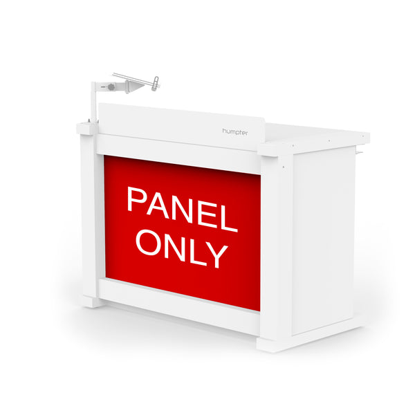WHITE Front Central Panel Cover for B3 DJ Table Workstation by Humpter