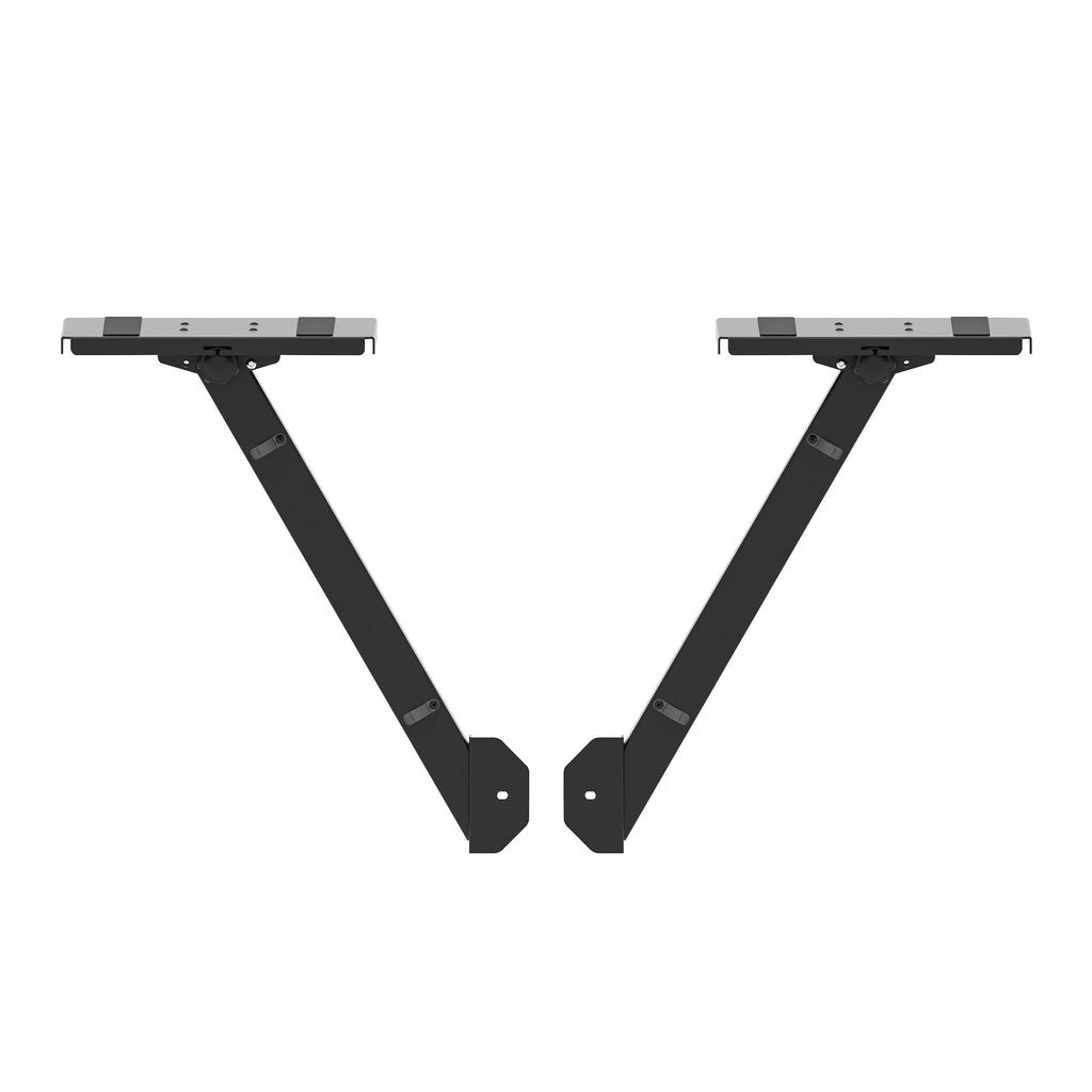 BLACK Audio Monitor DJ Lighting Side Mounting Shelf for B3 DJ Table Workstation by Humpter