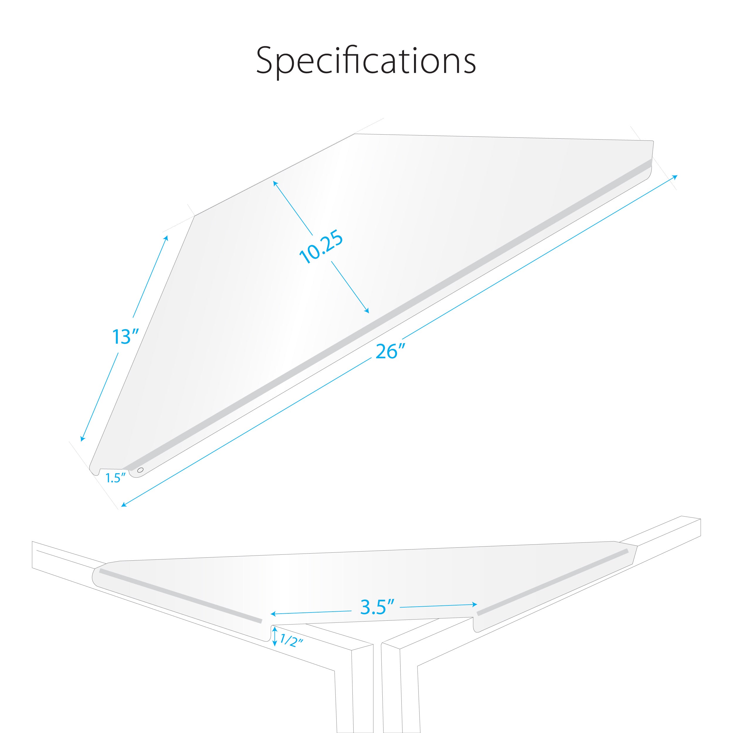 Four Panel Wedding White Frame Collapse and Go DJ Facade, Two Side corner Shelves, Carry Bag, 4xBlack and 4xWhite Scrims