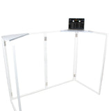 Universal Set of Corner Shelves for DJ Facades White Finish