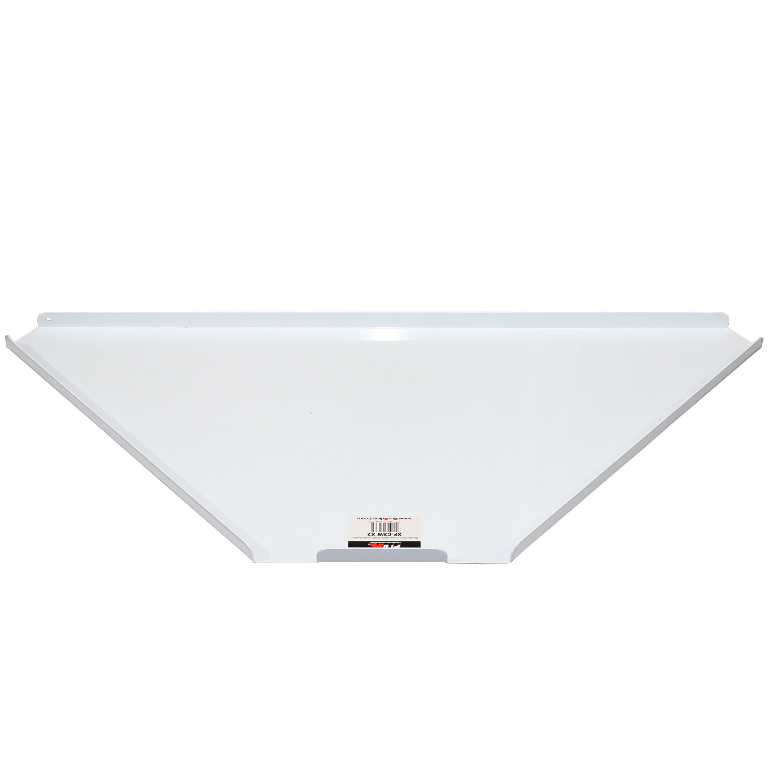 Universal Set of Corner Shelves for DJ Facades White Finish