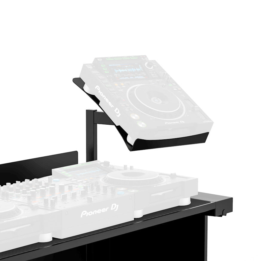 Black Universal CDJ Player Mounting Stand for B3 DJ Table Workstation by Humpter