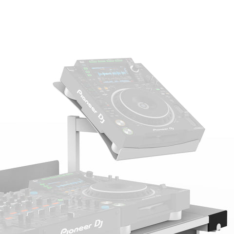 WHITE Universal CDJ Player Mounting Stand for B3 DJ Table Workstation by Humpter