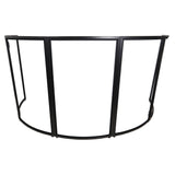 LUNA DJ Facade 5 Panel Curved with Black White Scrim Kit Black Hardware