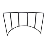 LUNA DJ Facade 5 Panel Curved with Black White Scrim Kit Black Hardware