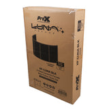 LUNA DJ Facade 5 Panel Curved with Black White Scrim Kit Black Hardware