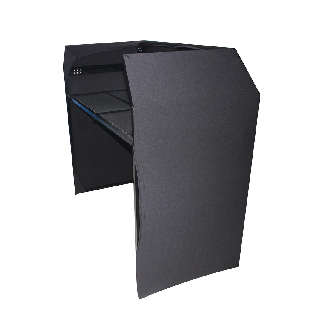 Mesa MK2 DJ Facade Table Station Includes White & Black Scrims and Padded Carry Bag