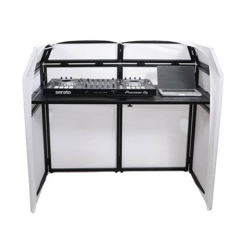 Mesa MK2 DJ Facade Table Station Includes White & Black Scrims and Padded Carry Bag