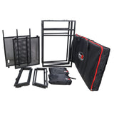 Mesa MK2 DJ Facade Table Station Includes White & Black Scrims and Padded Carry Bag