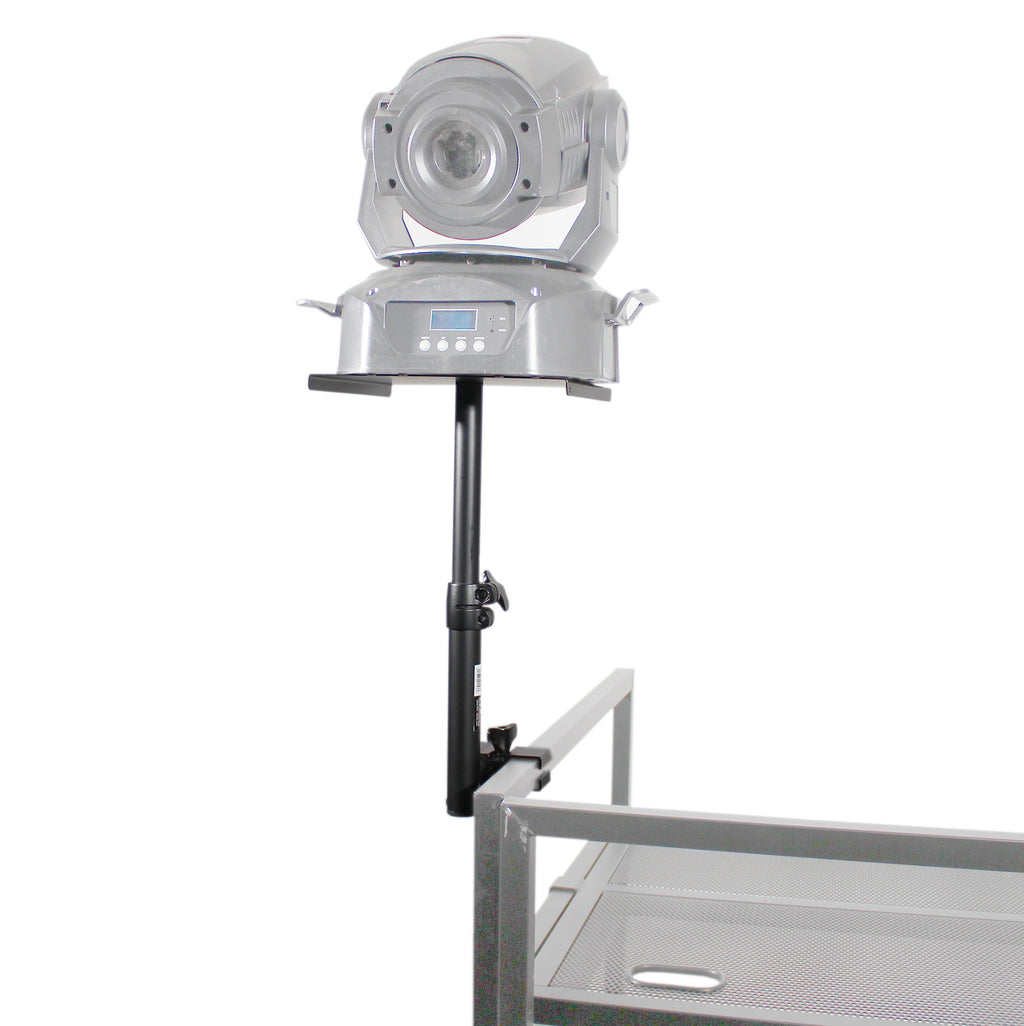 Universal Studio Monitor Speaker Tray and Lighting Stand for DJ Facade