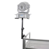 Universal Studio Monitor Speaker Tray and Lighting Stand for DJ Facade