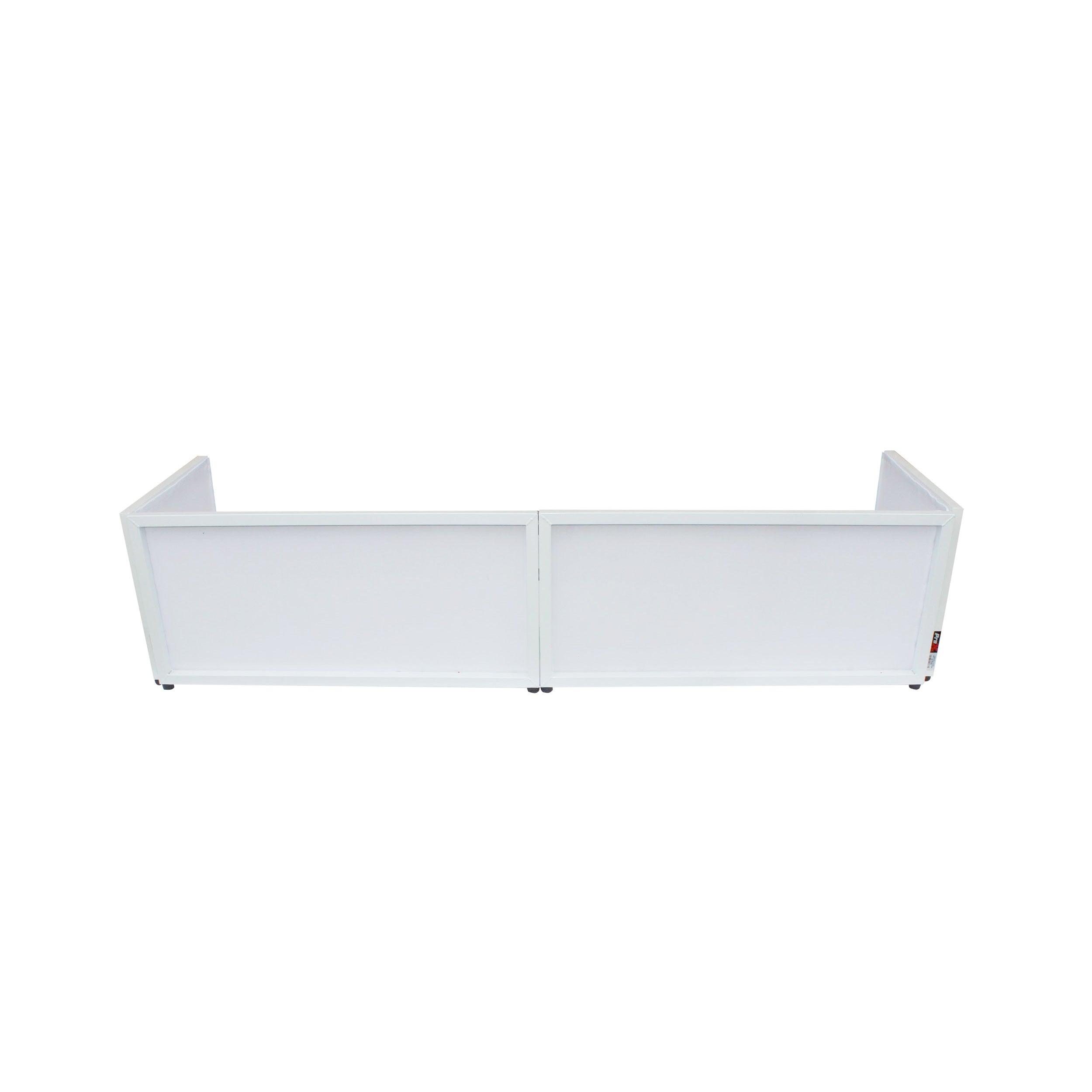 Replacement Scrim Set White – For 6 FT Table Top Facade Incl. 2 Front Panels and 2 Side Panels