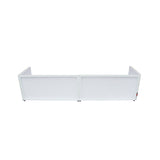 Replacement Scrim Set White – For 6 FT Table Top Facade Incl. 2 Front Panels and 2 Side Panels