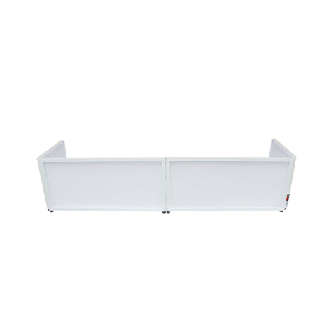 Replacement Scrim Set White – For 6 FT Table Top Facade Incl. 2 Front Panels and 2 Side Panels