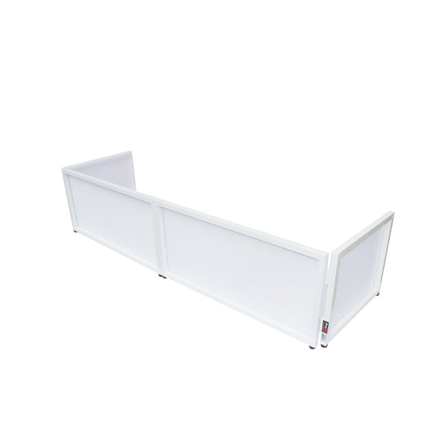 Replacement Scrim Set White – For 6 FT Table Top Facade Incl. 2 Front Panels and 2 Side Panels