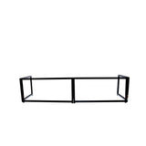 Black Frame 6 Ft foldable 4 Panel Tabletop DJ Facade Front Board booth with Black and White Scrims and poratble bag