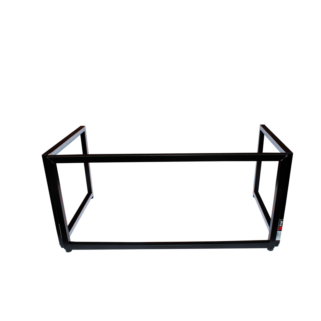 Black Frame 6 Ft foldable 4 Panel Tabletop DJ Facade Front Board booth with Black and White Scrims and poratble bag
