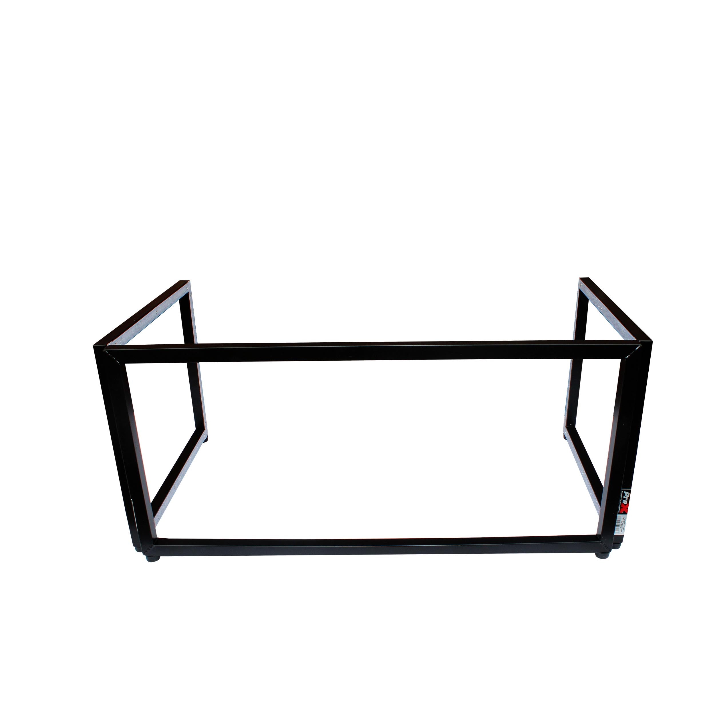 Black Frame 6 Ft foldable 4 Panel Tabletop DJ Facade Front Board booth with Black and White Scrims and poratble bag