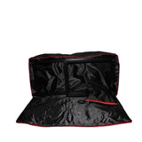 Black Frame 6 Ft foldable 4 Panel Tabletop DJ Facade Front Board booth with Black and White Scrims and poratble bag