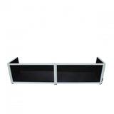 Replacement Scrim Set Black – For 6 FT Table Top Facade Incl. 2 Front Panels and 2 Side Panels