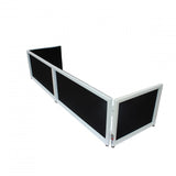 Replacement Scrim Set Black – For 6 FT Table Top Facade Incl. 2 Front Panels and 2 Side Panels