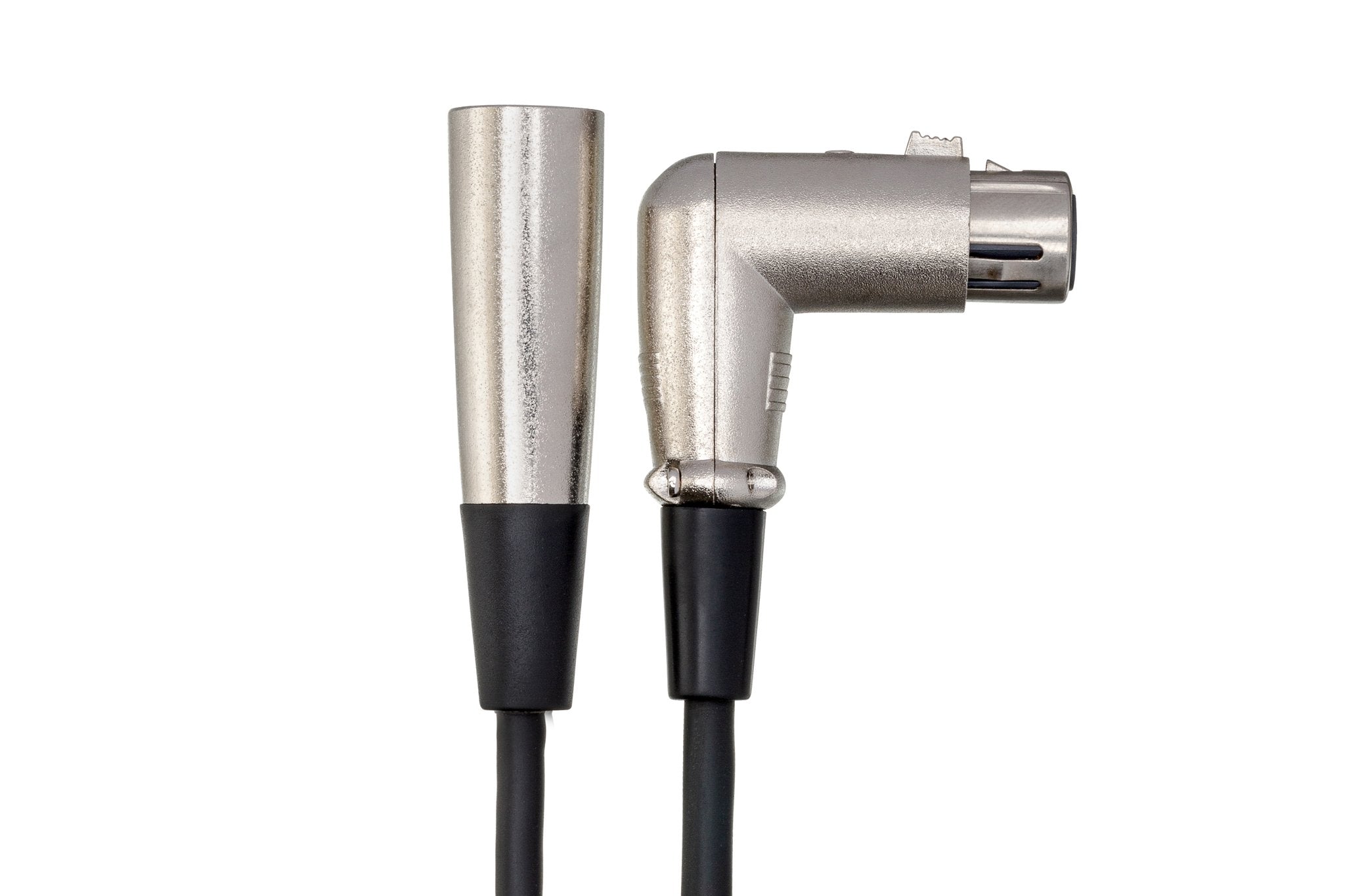 Balanced Interconnect, Right-angle XLR3F to XLR3M - Connector