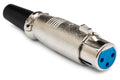 Connector, XLR3F - Full
