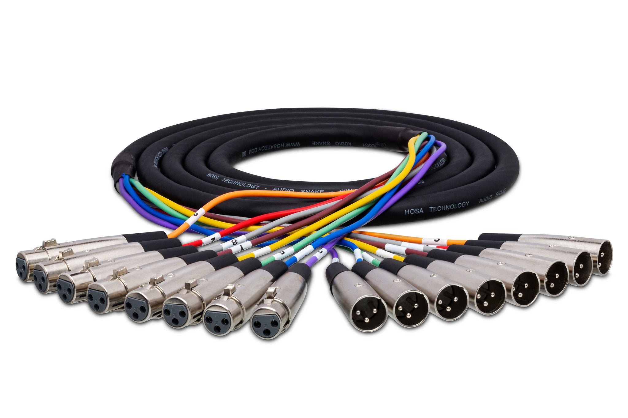 Balanced Snake, XLR3F to XLR3M - Full