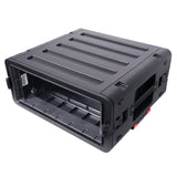 UltronX 4U Rack Air Tight Water Sealed ABS Case with Retractable Pull Out Handle and Wheels