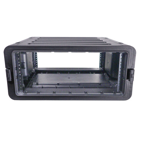 UltronX 4U Rack Air Tight Water Sealed ABS Case with Retractable Pull Out Handle and Wheels