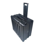 UltronX 6U Rack Air Tight Water Sealed ABS Case with Retractable Pull Out Handle and Wheels