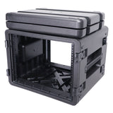 UltronX Watertight 8U Rack Space Molded Plastic Case - 18" Depth Front Rail to Rail