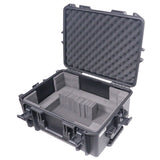 UltronX Watertight Case Holds Pioneer CDJ-3000 Yamaha DM3 / 12" Mixers with Handle and Wheels
