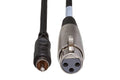 Unbalanced Interconnect, XLR3F to RCA - Front