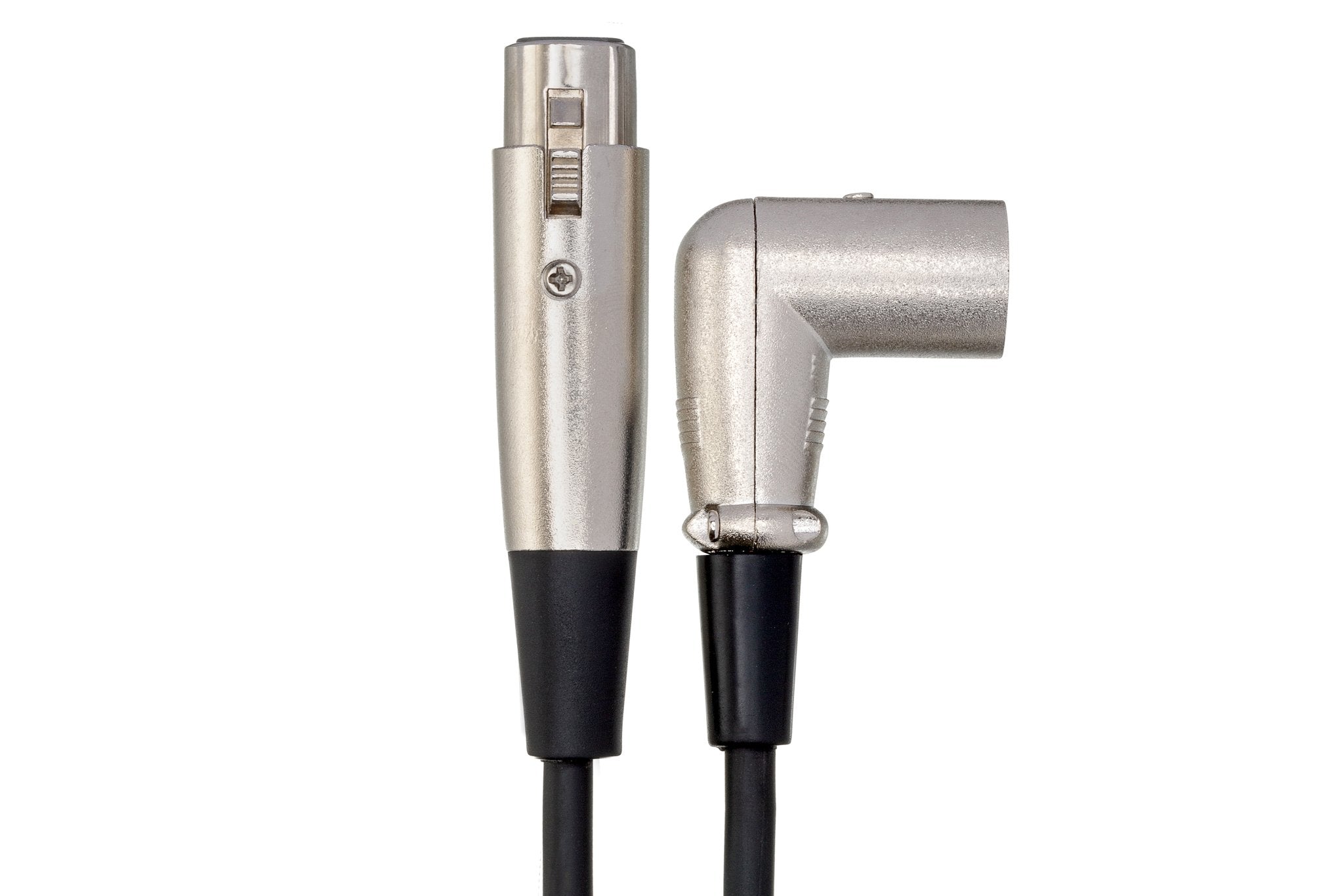 Balanced Interconnect, XLR3F to Right-angle XLR3M - Connector
