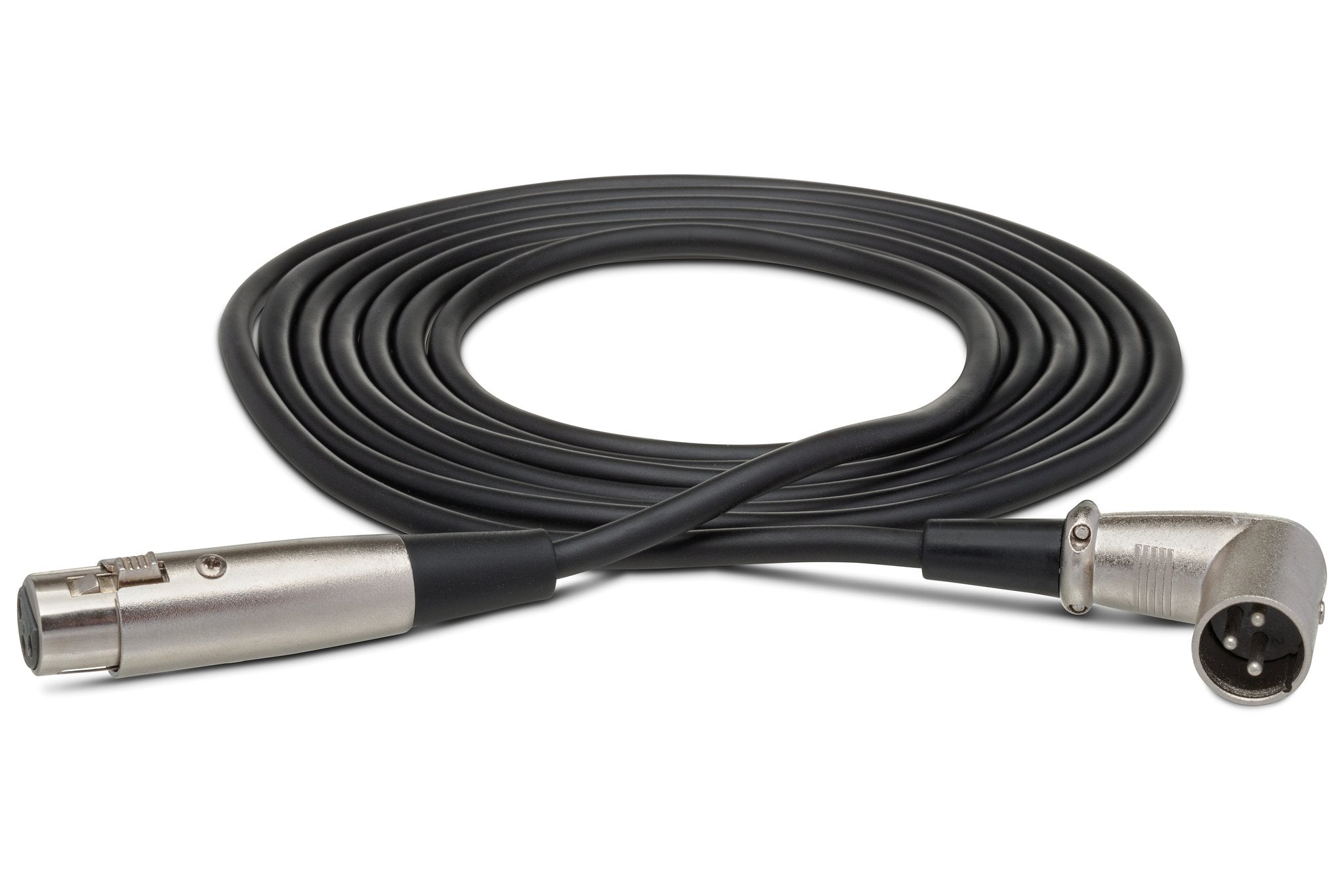 Balanced Interconnect, XLR3F to Right-angle XLR3M - Full