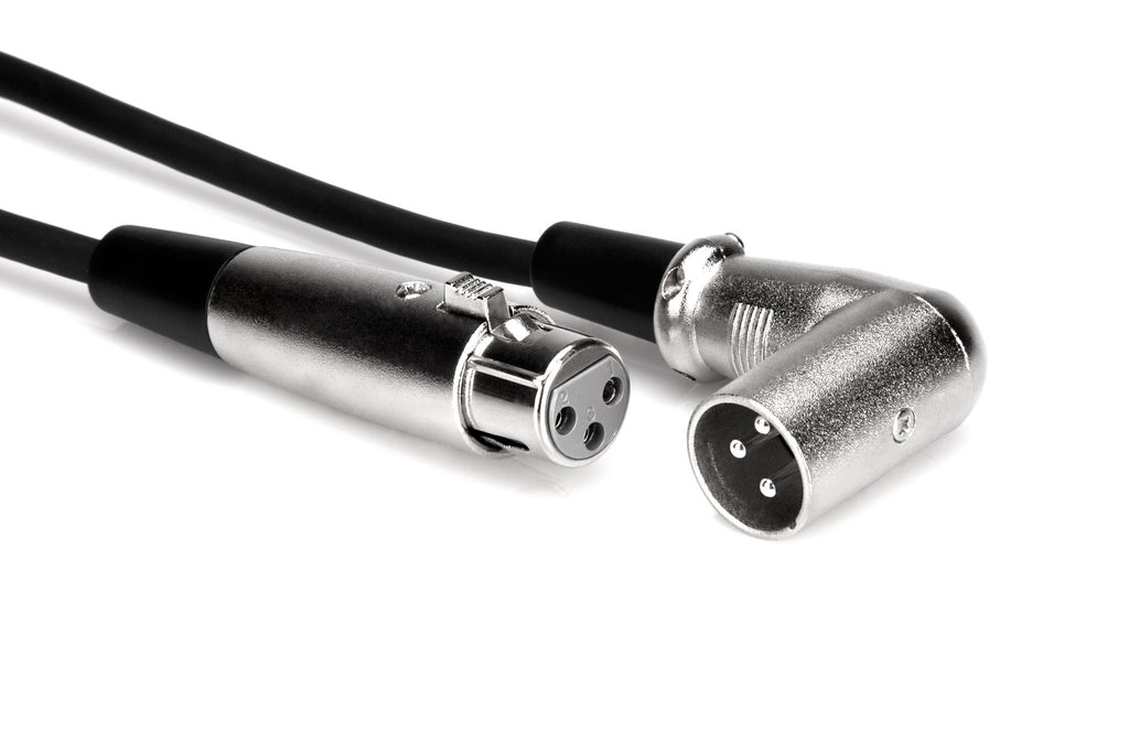 Balanced Interconnect, XLR3F to Right-angle XLR3M - RGB 2400