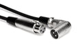 Balanced Interconnect, XLR3F to Right-angle XLR3M - RGB 2400