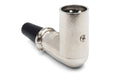 Connector, Right-angle XLR3M - Full