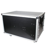 12U Shockproof Workstation Case W-Dual Side Table and Drawers | 24 In Rail to Rail
