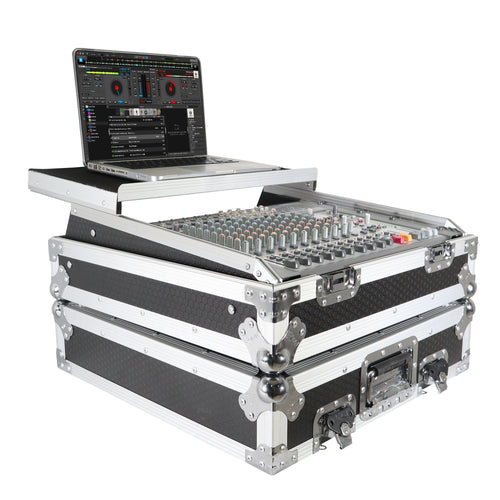10U Top Mount 19" Slanted Mixer Case