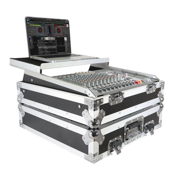 10U Top Mount 19" Slanted Mixer Case