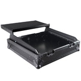 10U Top Mount 19" Slanted Black on Black Mixer Case