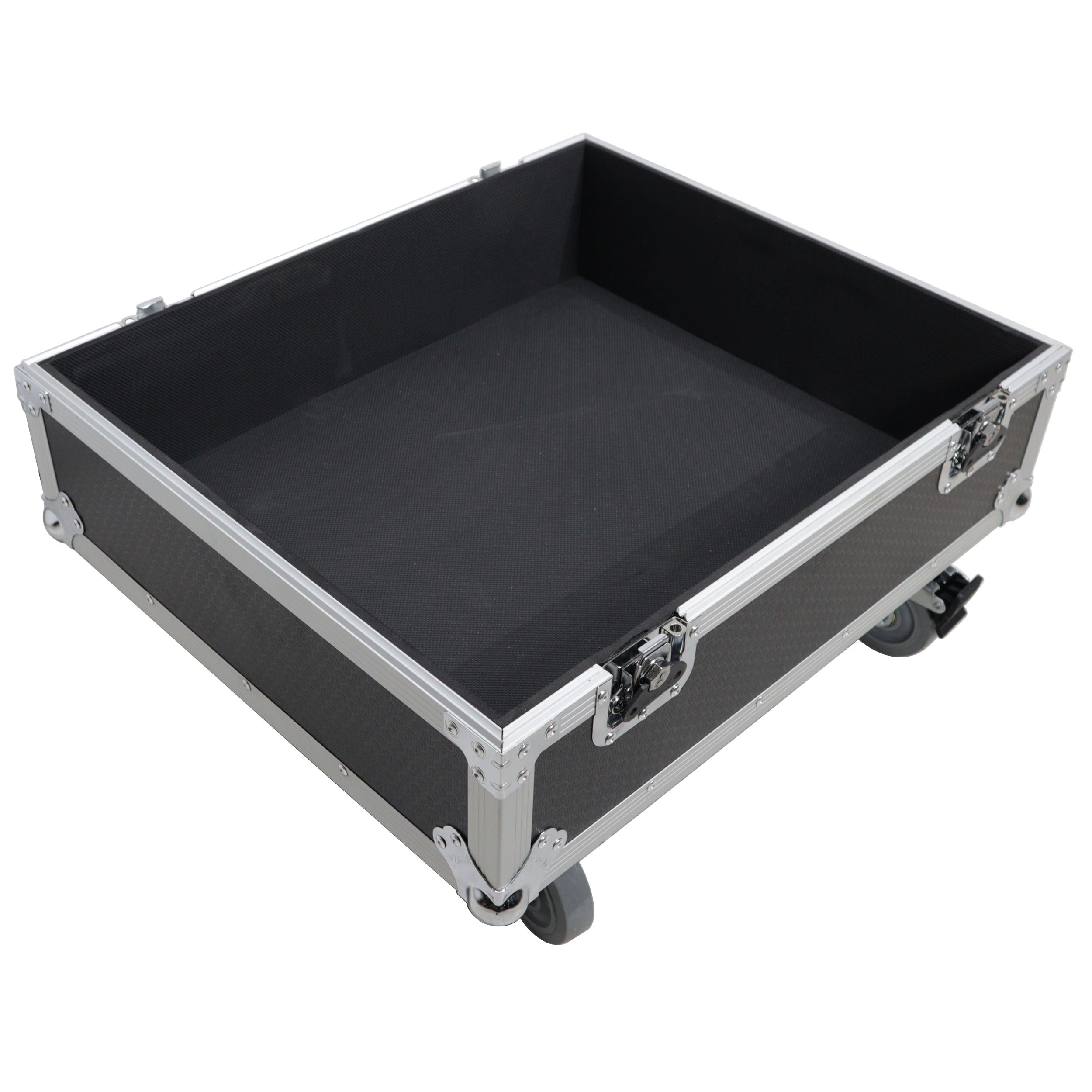 Universal ATA Line Array Speakers Flight Case For (2) QSC LA108 / RCF HDL 28A HDL10A – Int Dim 25x25x21 in.