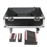 Fits 2x RCF HDL 10-A Line Array Speakers Flight Case with 4 inch Wheels