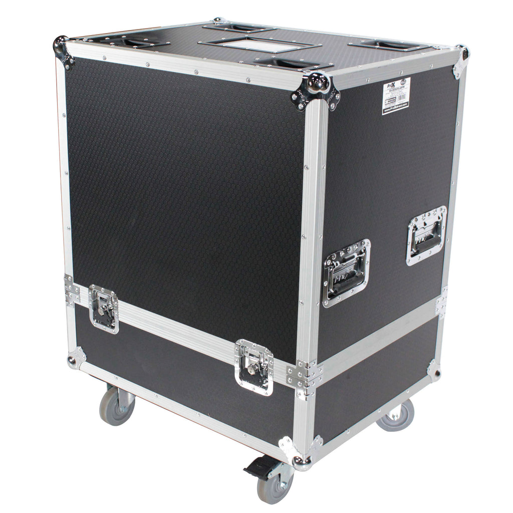 Universal ATA Dual Speaker Flight Case fits 28x26x20 in. 2x RCF HDL10 HDL28, DAS VANTEC 20A