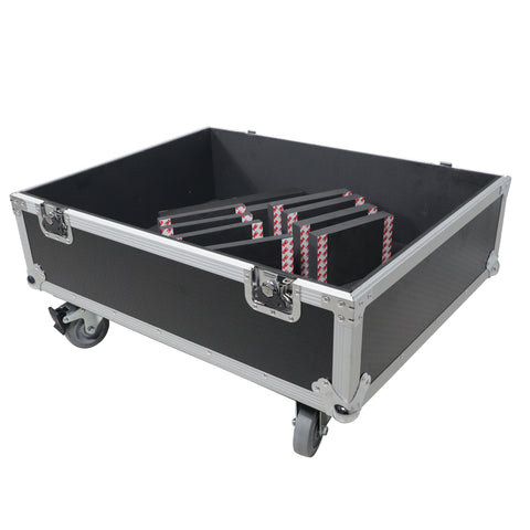 Universal ATA Single Line Array Sub Speaker Flight Case fits RCF SUB 8004-AS 9004-AS and similar size speakers 29x29x22 in.
