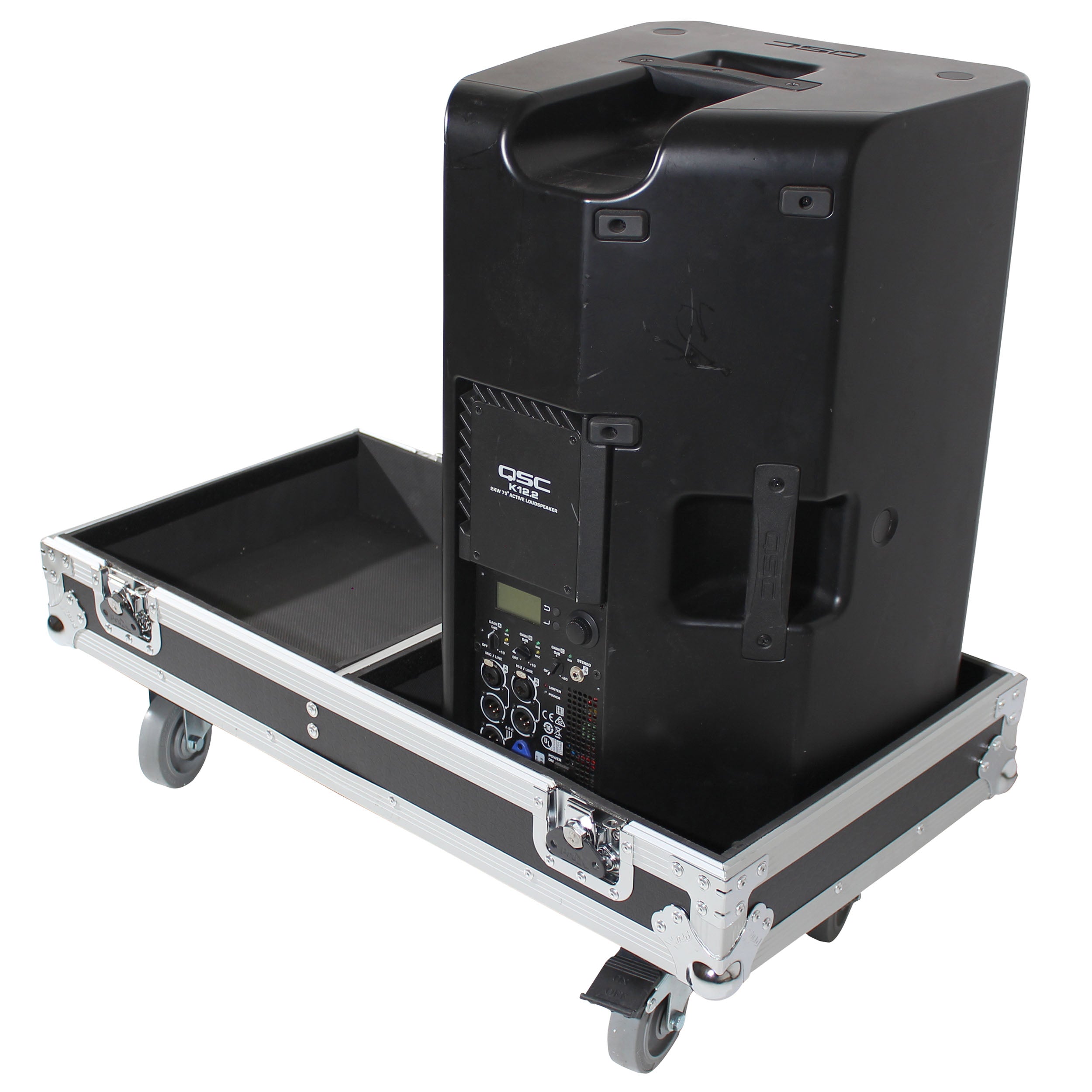 ProX ATA style Flight Case for 2x QSC K12 or K12.2 Speakers