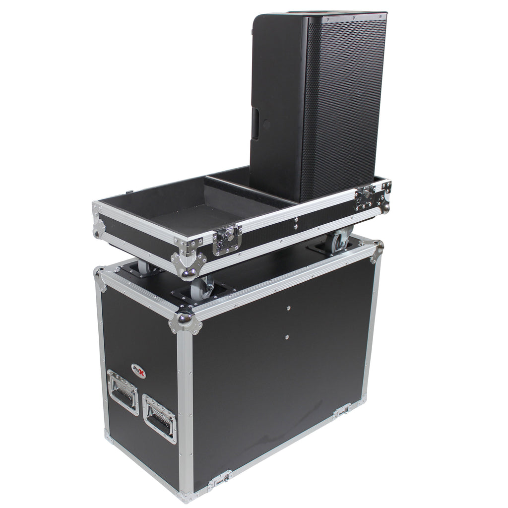ProX ATA style Flight Case for 2x QSC K12 or K12.2 Speakers